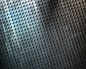 Brushed aluminium metal plate