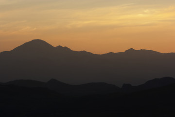 moutain range landscape