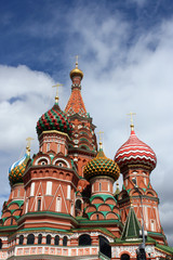 Fototapeta na wymiar Rosja, Moskwa, Plac Czerwony, Katedra św Bazyli