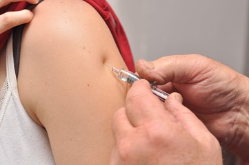 Man Getting Injection