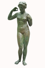 Ancient bronze statue of Venus