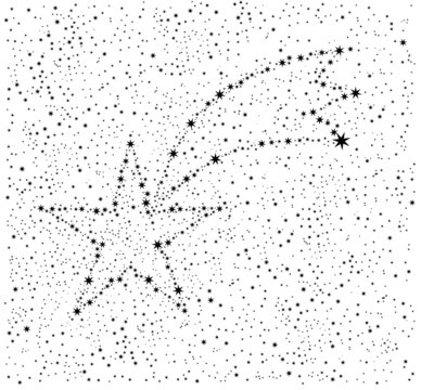falling star out of stars