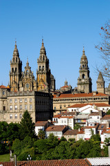 Fototapeta na wymiar Katedra w Santiago de Compostela, Hiszpania