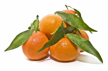 Mandarinas recien cortadas 2