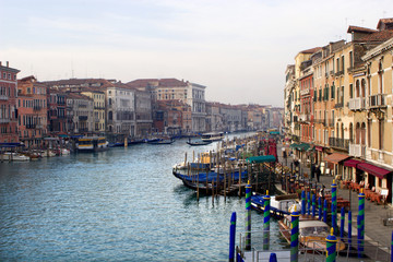 Fototapeta na wymiar Venice - canal grande in evening