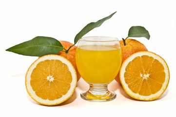 Composicion de zumo de naranja