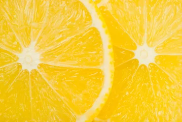 Kissenbezug in Scheiben geschnittene Zitrone © Anton Gvozdikov