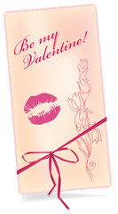 Valentine greeting card