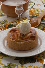 Torta di mele e mostarda con gelato di mele - Dolci Veneto