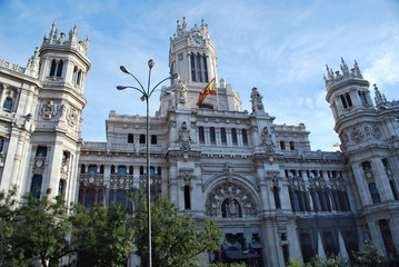 Fototapeta na wymiar Palais des Communications de Madrid