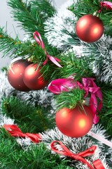 Christmas tree decorations.