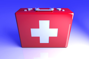 Obraz premium First aid case
