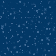 winter texture with snowflakes