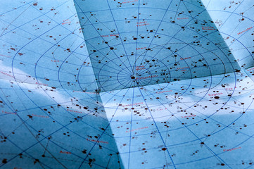 astronomy star map center