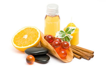 relaxing orange spa