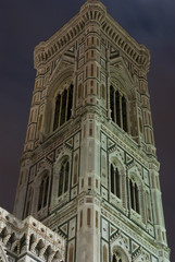 Firenze, notturna sul Campanile di Giotto 2