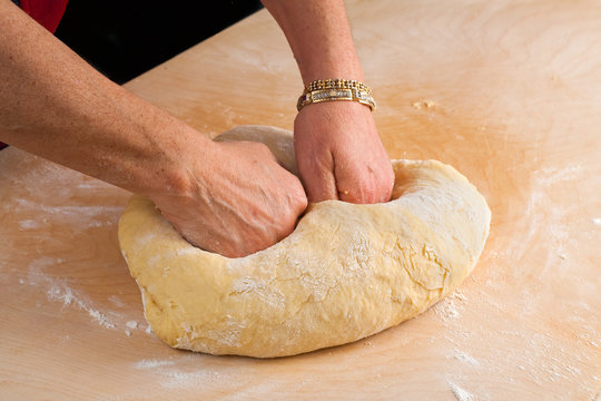 Kneading the Dogh for Braid Brioches
