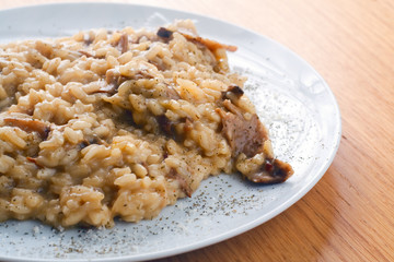 Italian Risotto with Porcini Mushrooms