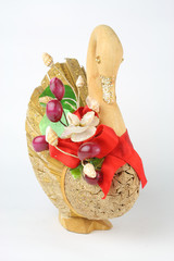 Christmas Swan Decor