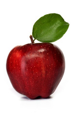 Red Apple Isolated on White