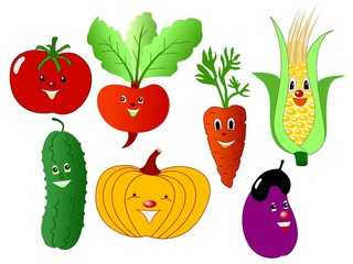 humoristic vegetables
