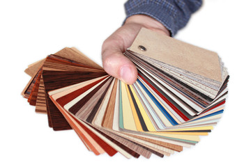 colour palete isolated on white