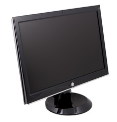 lcd monitor. isolated