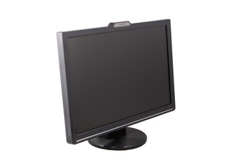 lcd monitor. widescreen. isolated
