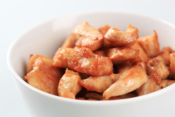 Grilled chicken meat