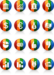 MOney buttons.