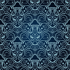 Blue seamless wallpaper