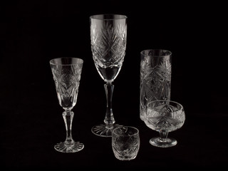 crystal glasses