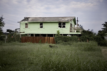 Destructed House after Hurricane Katrina, New Orleans, Louisiana