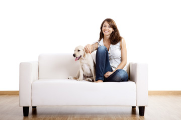 Obraz premium Girl with her best friend