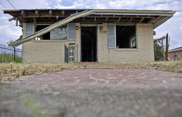 Destructed House after Hurricane Katrina, New Orleans, Louisiana