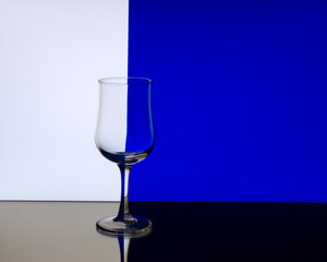 Wine Glass Refraction Pattern