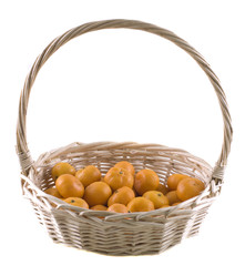 chinese mandarin oranges in a basket