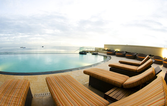 infinity pool luxury port of spain trinidad