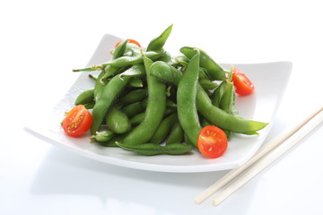 edamame salat bohnen