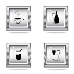 vector Illustration of a shiny icons set