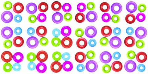 Plastic rings backgrounds