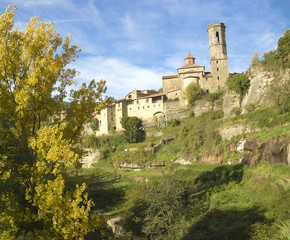 Fototapeta na wymiar Rupit - Historic village in Catalonia, Spain