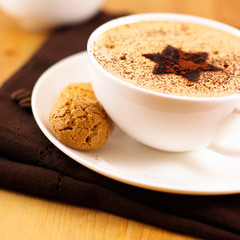 Coffee with biscotti
