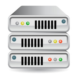 Network Router, Switch, Server.