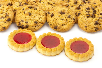 cookies  isolated on white backgrounds