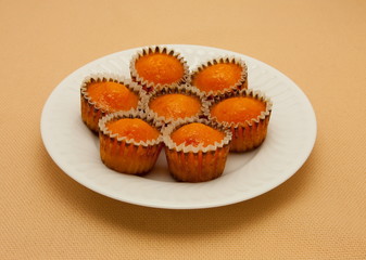 orange cakes