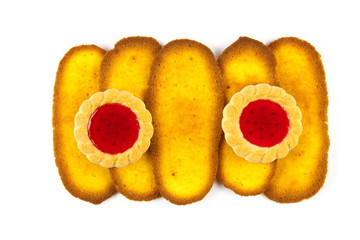 cookies isolated on white background