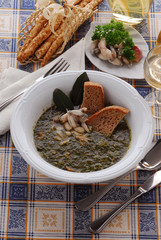 Zuppa di rane e spinaci - Primi della lombardia