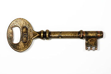 Old golden key