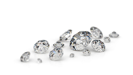 Several diamonds.
